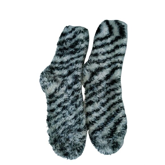 9-11 Black Polyester socks lot of 2  9d - Picture 2 of 3